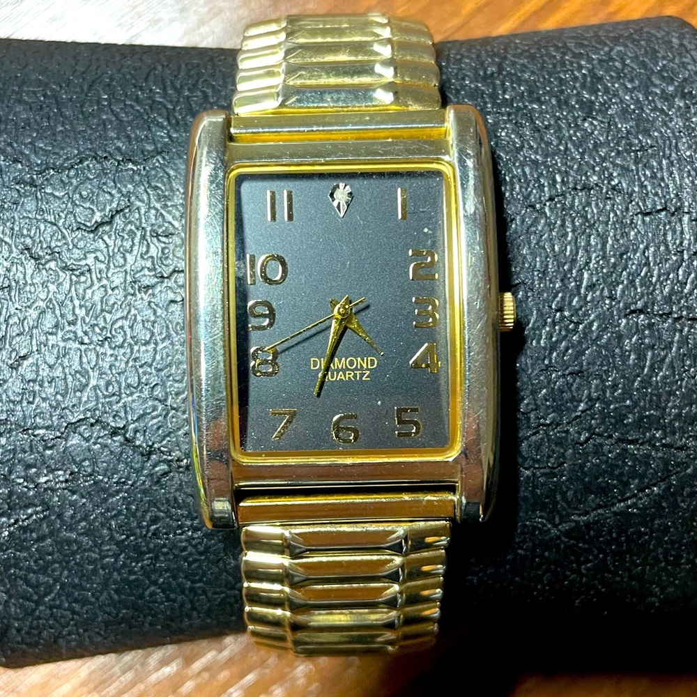 Vintage Men’s Diamond Quartz Watch